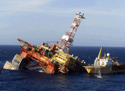 Offshore platform Petrobras, Brazil, 2001
